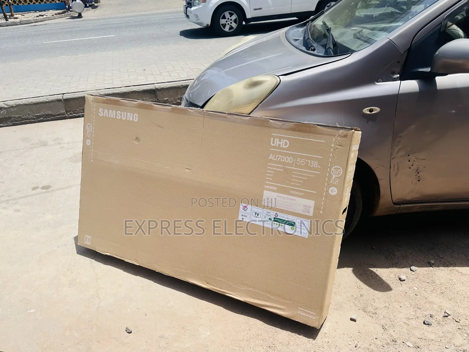 Get a New Samsung UHD 55”Au7000 Tv  