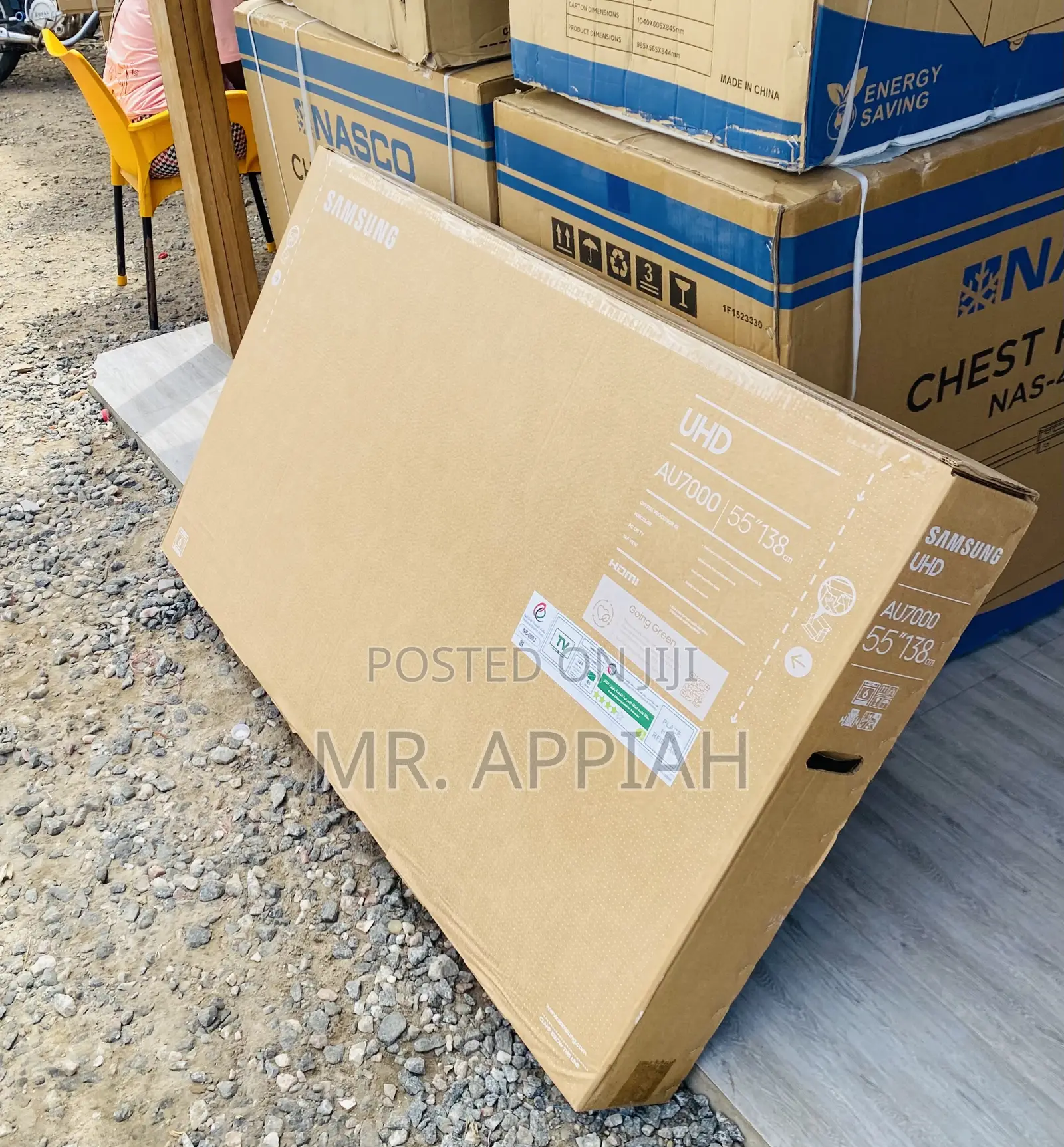 Energy Efficient(55au7000)Samsung 55” Uhd Crystal Tv.