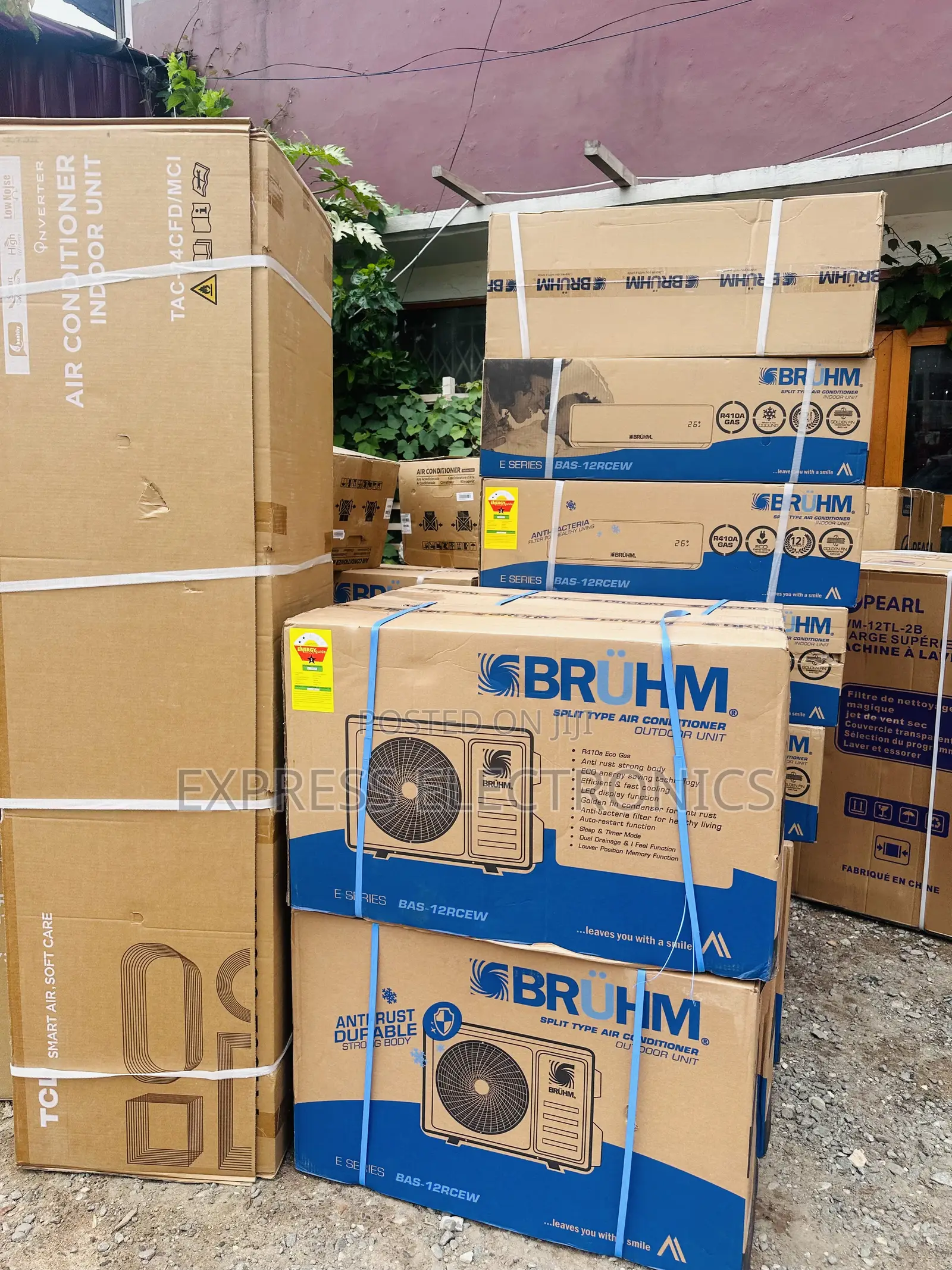 High Standard Air Conditioner Bruhm 1.5hp Split R410