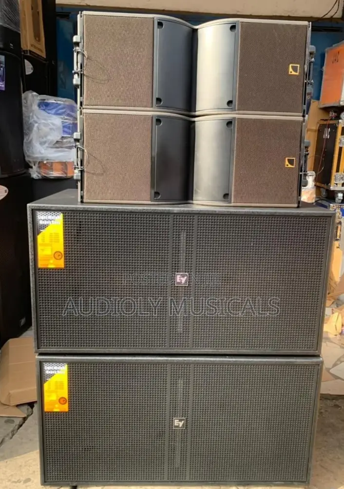 Kara 10 Inches Line Array Speakers and Ev Double Sub