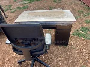 1.2m Table With Drawers And A Uk Used Chair