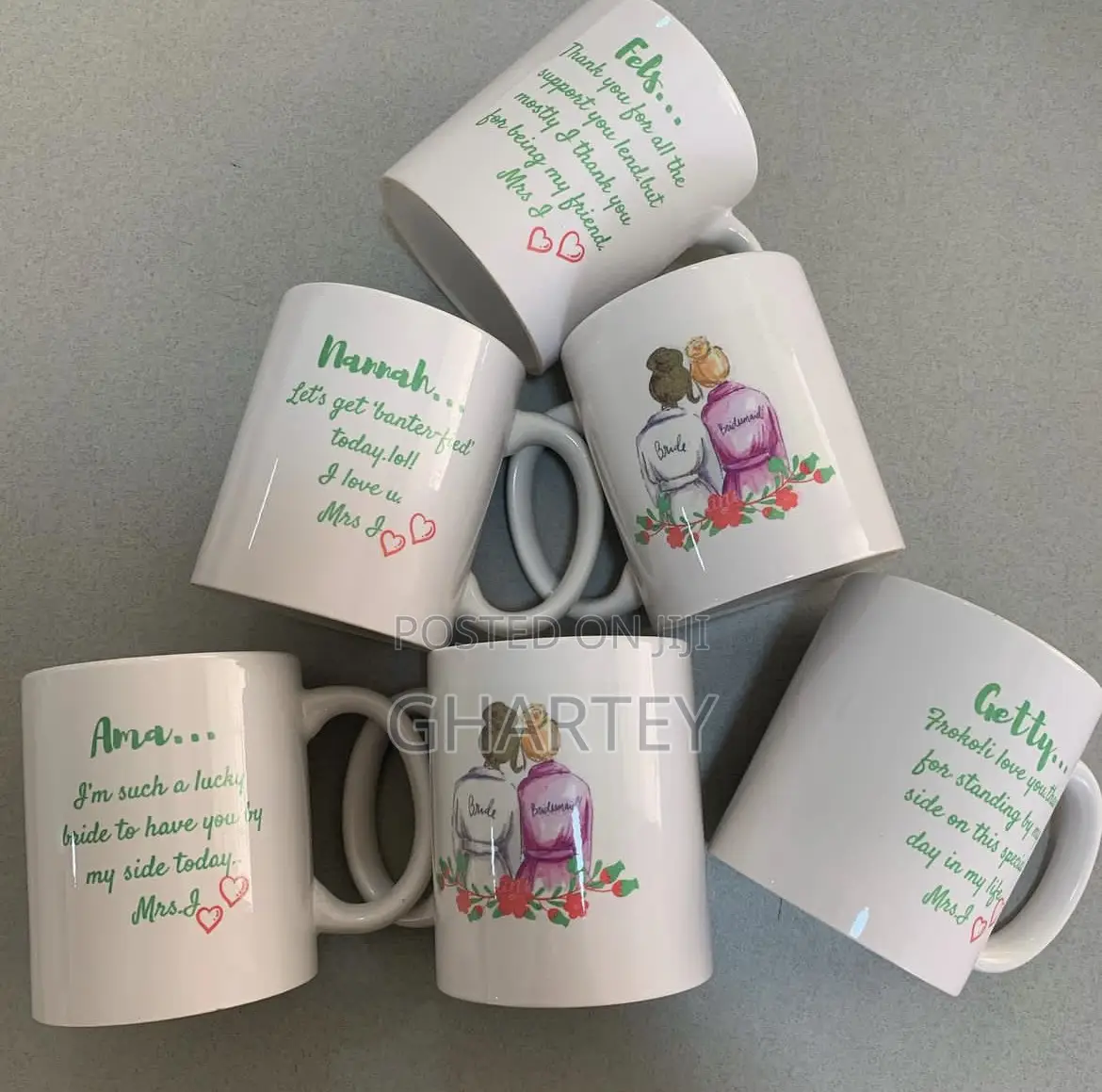 Customized Plain Mugs Available