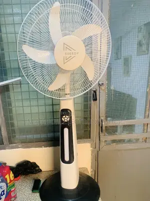 Energy Saving Speedy Rechargeable Standing Fan.