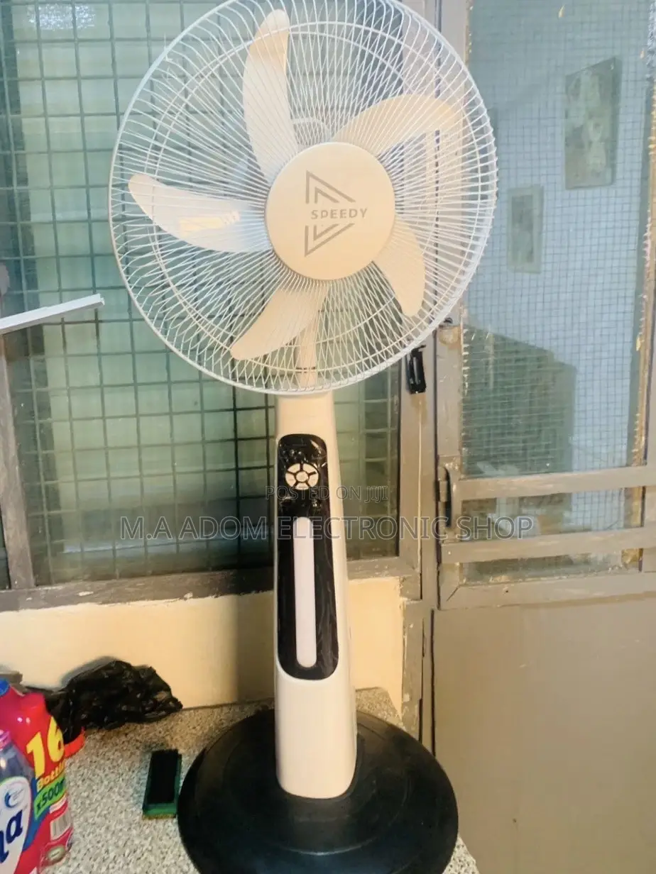 Energy Efficient Speedy Rechargeable Standing Fan,