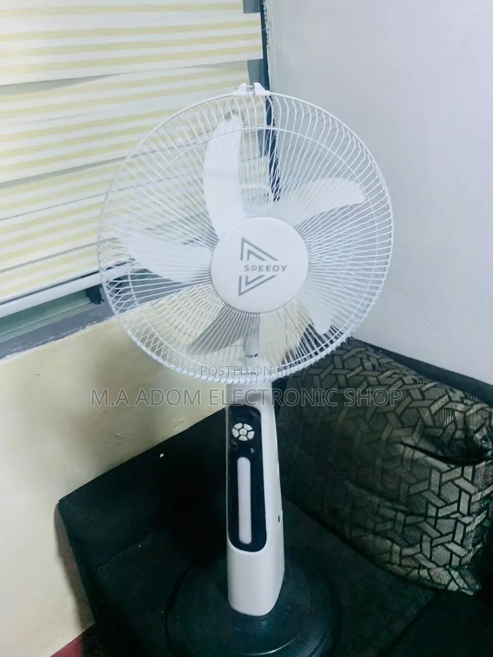Fabulous Speedy Rechargeable Standing Fan.