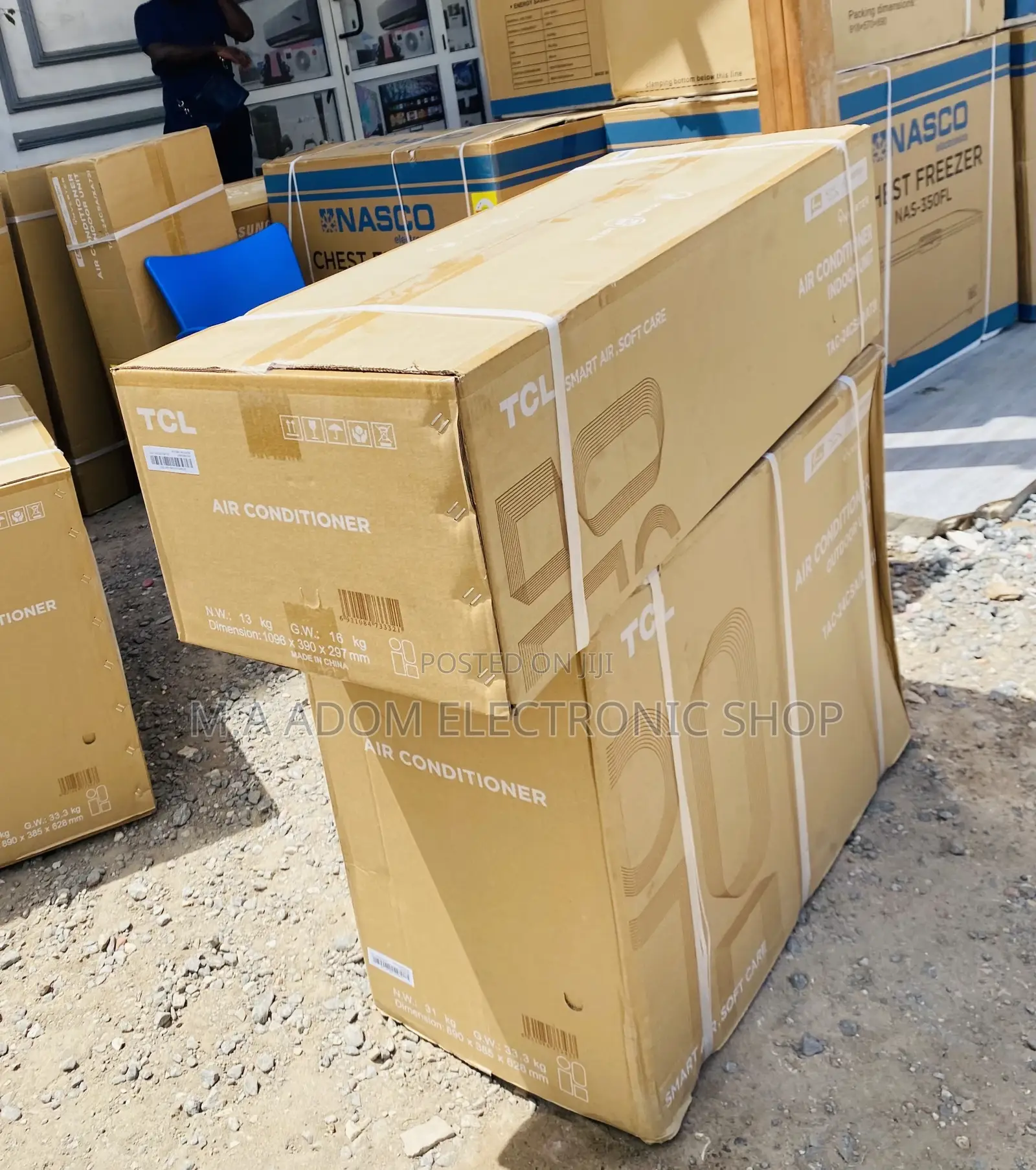 Authentic 2.0hp TCL Split Type Air Conditioner(R410 Gas).
