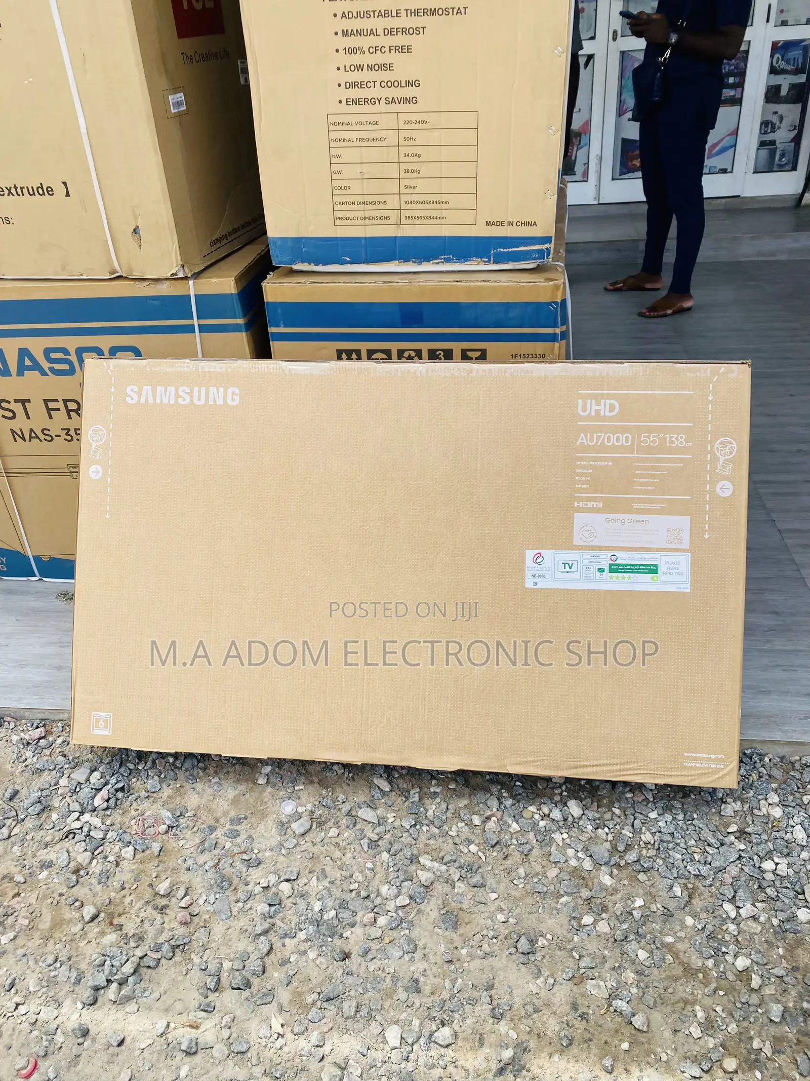Shop Authentic Samsung 55au7000 55” Uhd Crystal Tv.