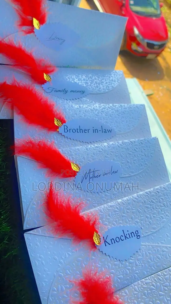 Designed Dowry Envelopes