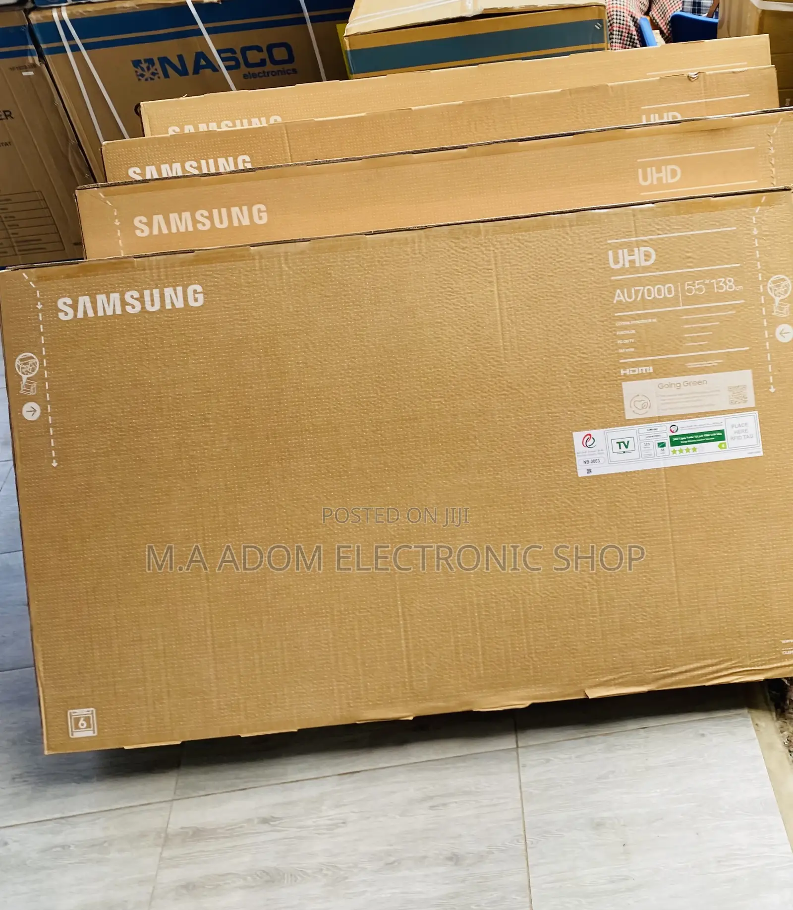 Lovely Design Samsung 55au7000 55” Crystal Uhd Smart Tv