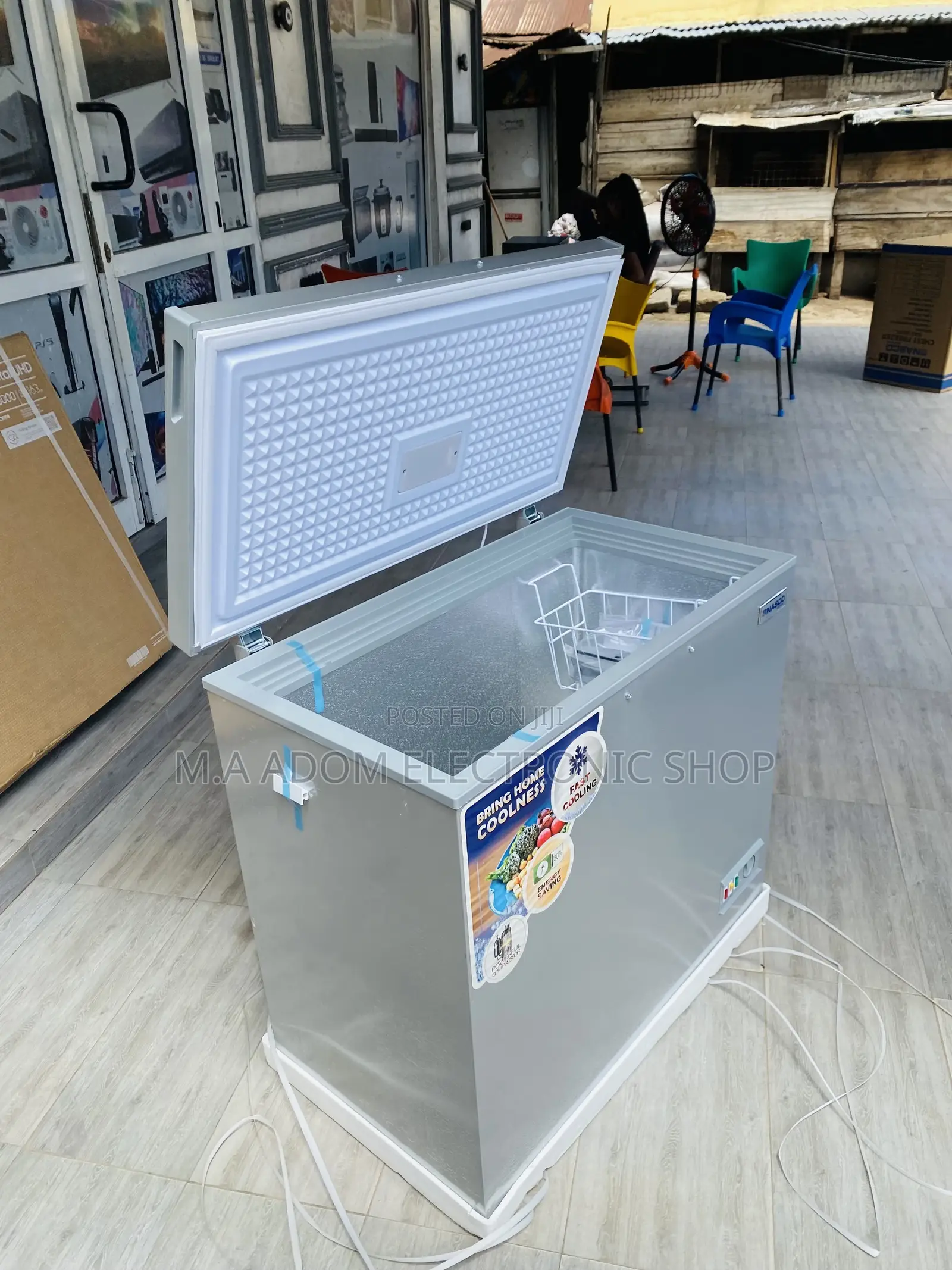 Purchase Quality Nasco Single Door Chest Freezer(Gray).
