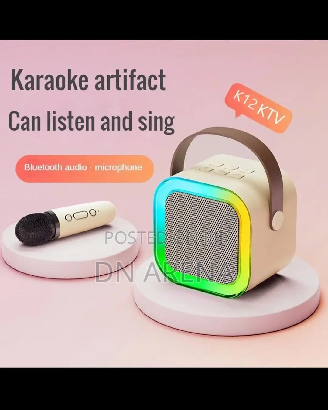 Wireless Karaoke Microphone + Speaker