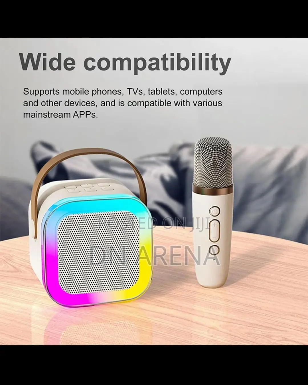 Wireless Karaoke Microphone + Speaker