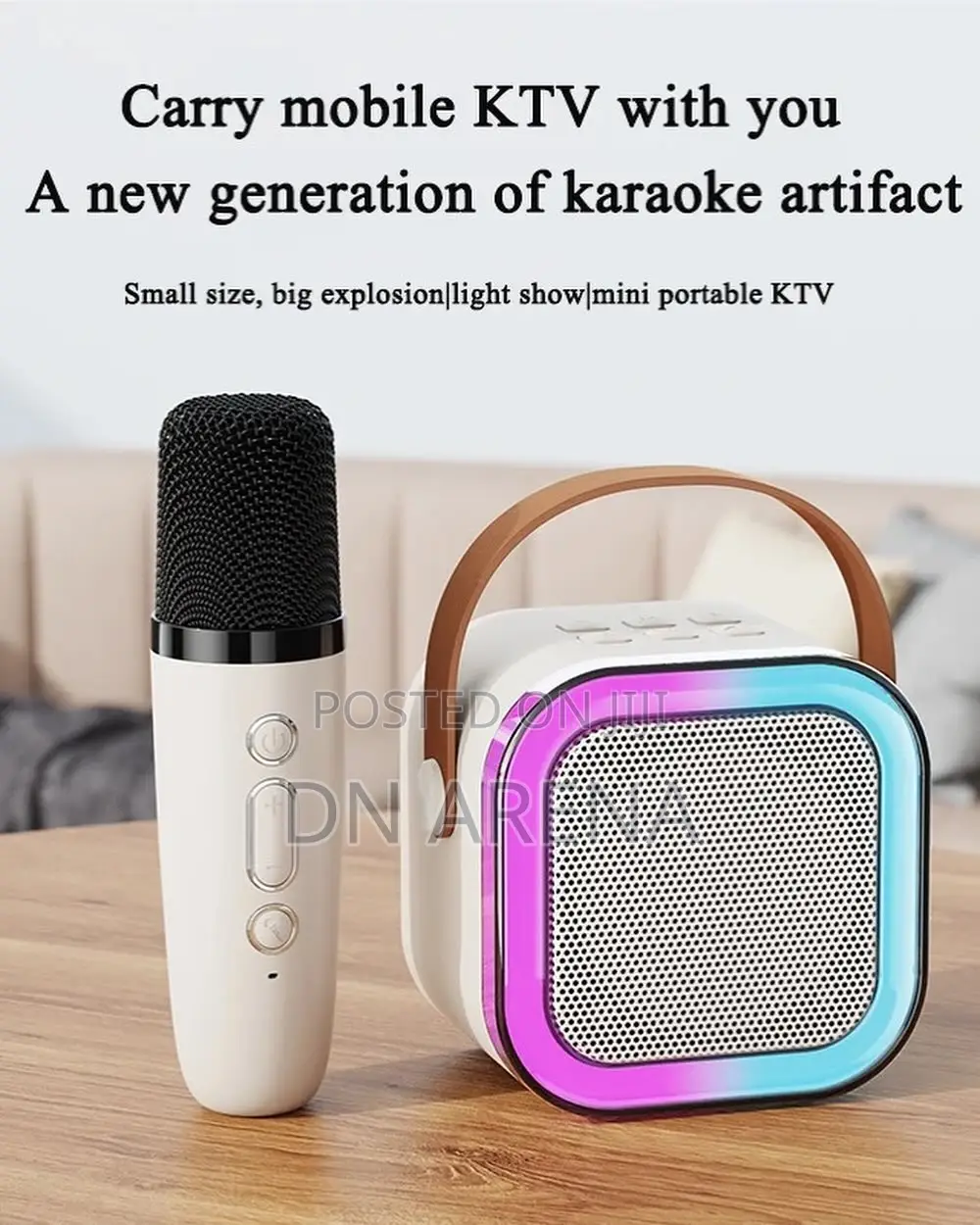 Wireless Karaoke Microphone + Speaker