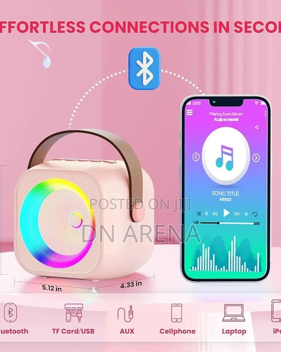 Wireless Karaoke Microphone + Speaker