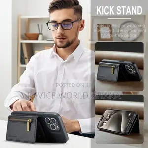 Dgming Leather Wallet Back Case for iPhone 15promax 15pro 15