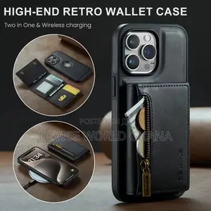 Dgming Leather Wallet Back Case for iPhone 15promax 15pro 15
