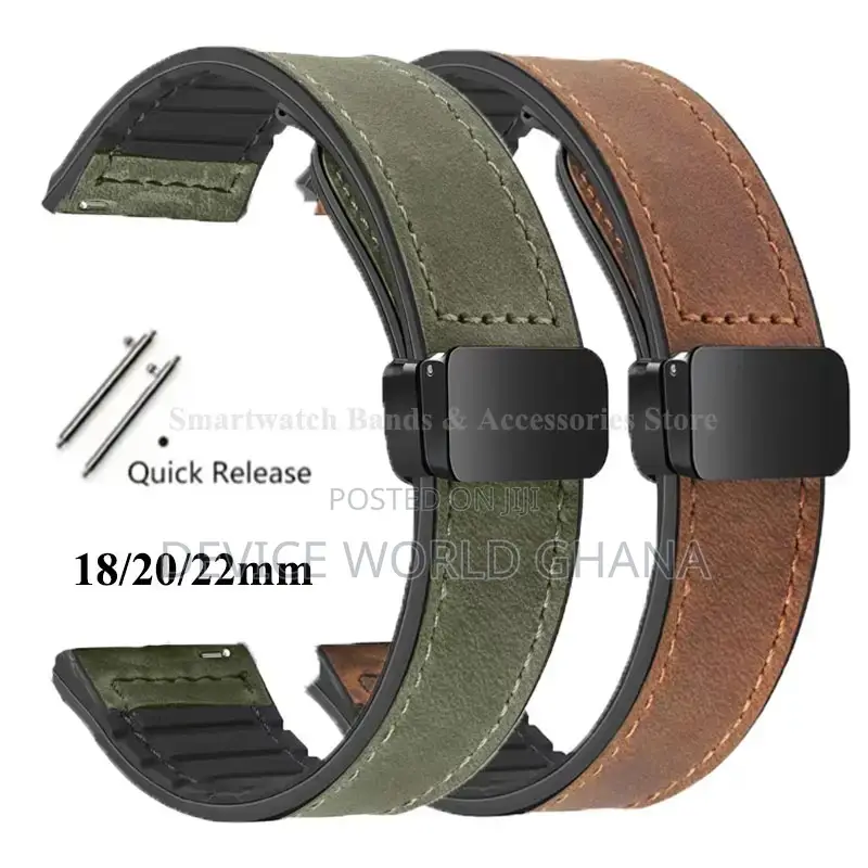 S1 Leather Magnetic Buckle For Samsung Watches Oriamo Hwawei