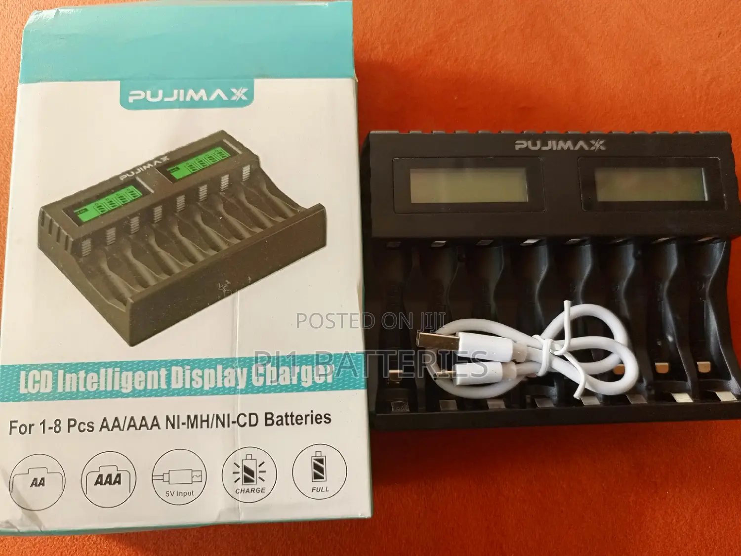 Aa Aaa Ni-Mh Digital Battery Charger