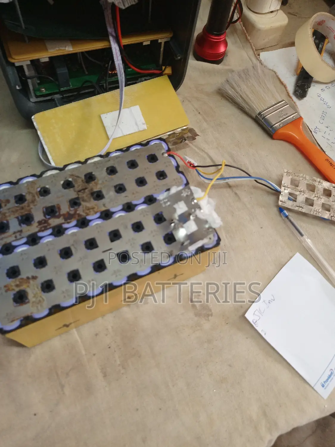 Battery Pack Building Spot Welding