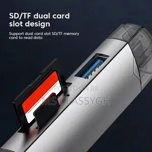 6 in 1 Multifunction USB 3.0 Card Reader U Disk Type C Micro