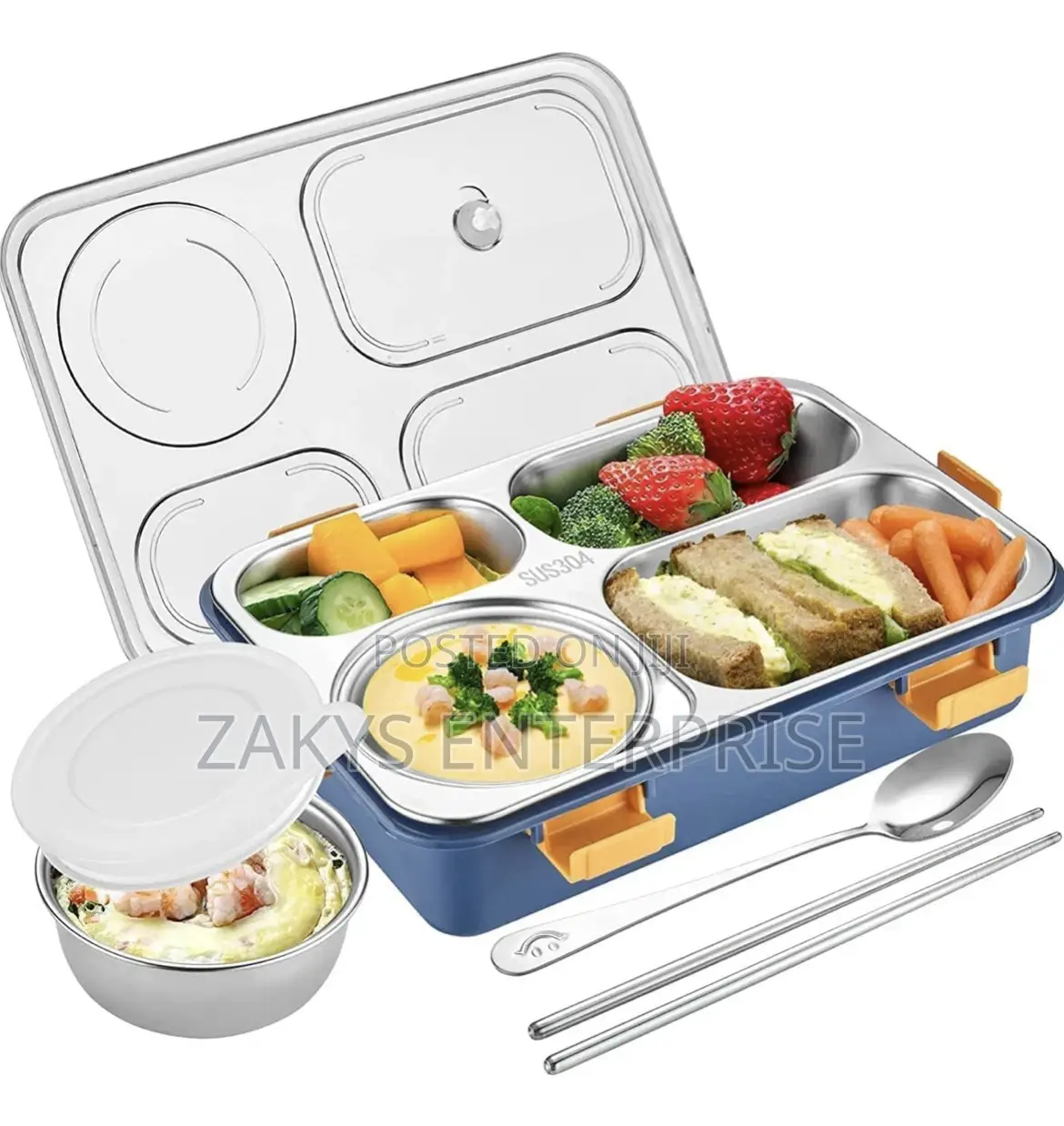 4 Compartment Lunch Box