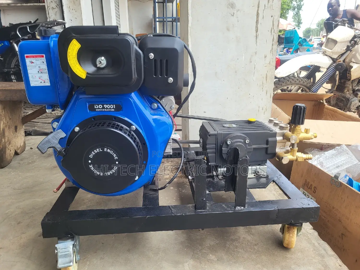 Diesel Engine Interpump Car Wash Machine