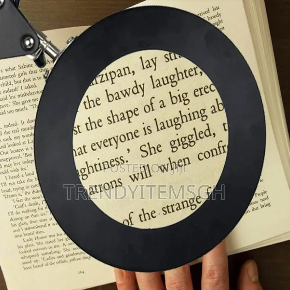 3 Colors Led Ring Light Magnifying Led Table Study Lamp