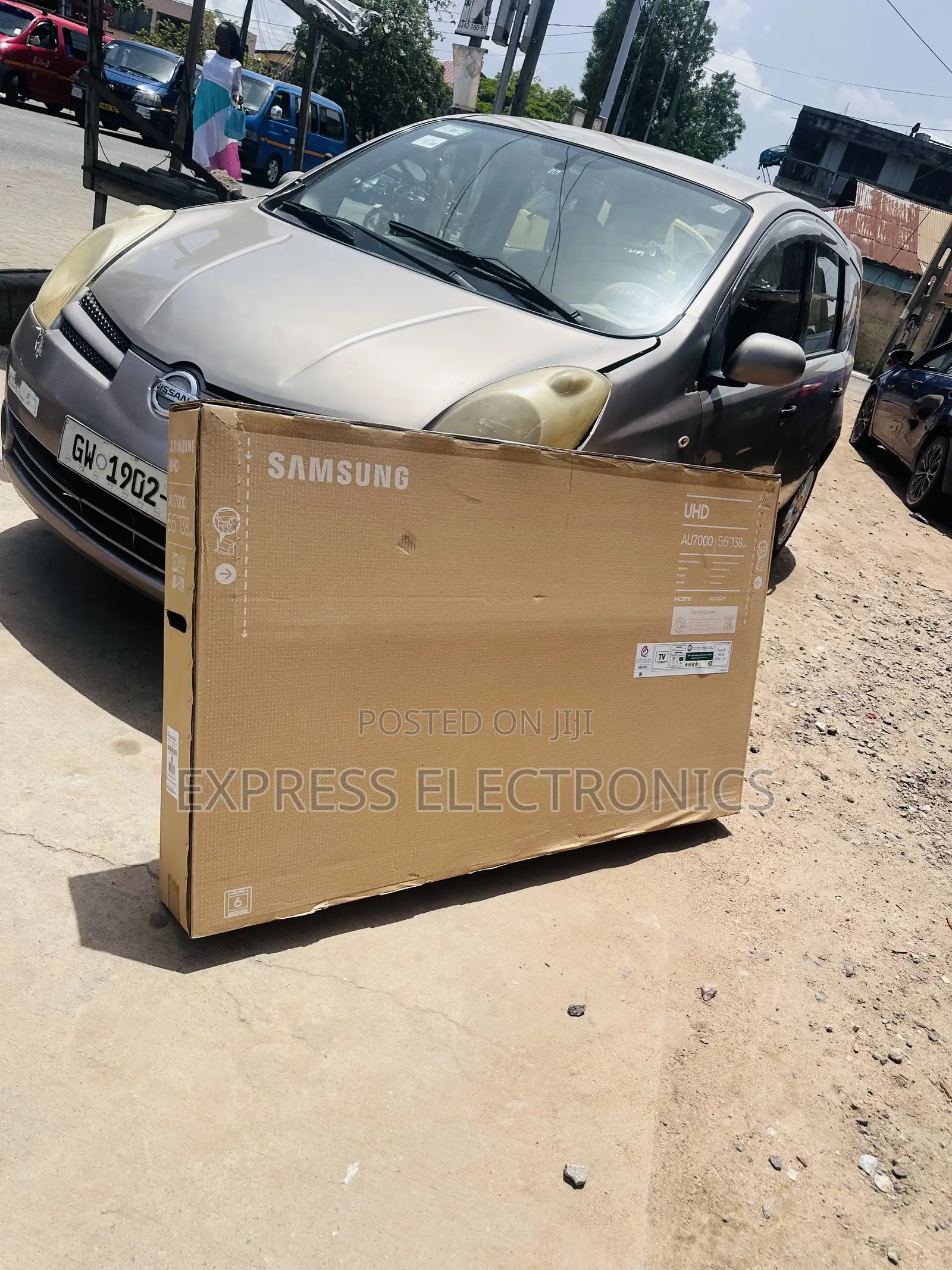 Uhd Smart Glossy Slim Samsung Screen 55”Cu 7000