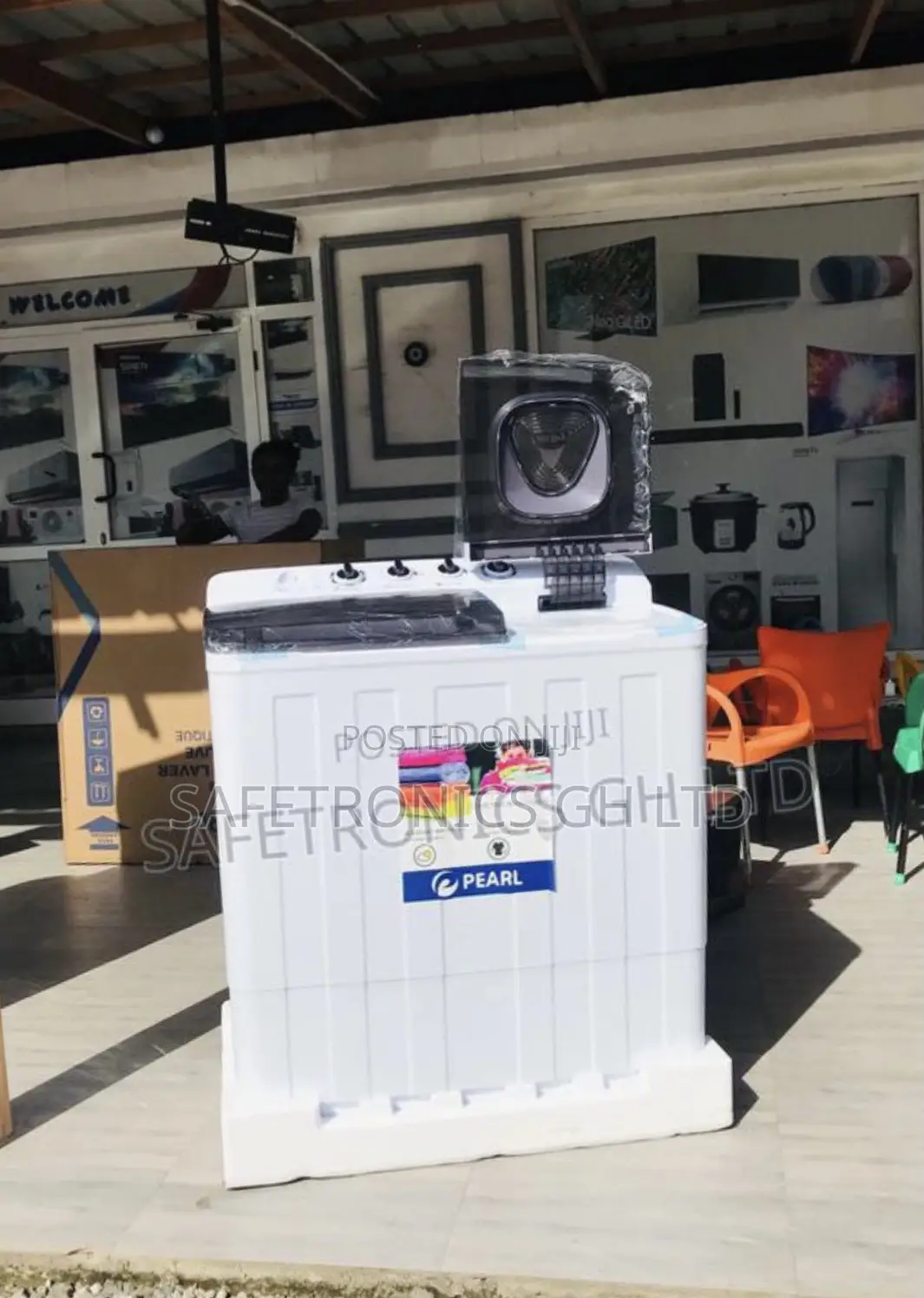 18kg Topload Semiautomatic Electric Pearl Washingmachine