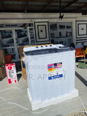 Semi-Automatic 18kg Pearl Top Load Washing Machine.