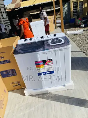 Semi-Automatic Top Load Pearl 15kg Washing Machine.
