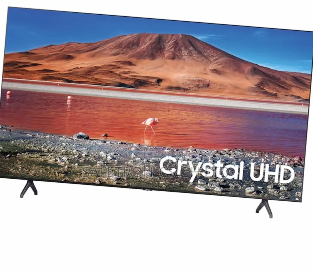 Cu80 65 Inches Glossy Led Smart Electric Samsung Black Tv