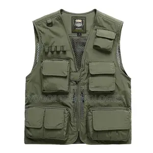 Multi Pockets Sleeveless Photography Media Vest Jacket