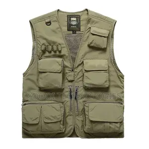 Multi Pockets Sleeveless Photography Media Vest Jacket