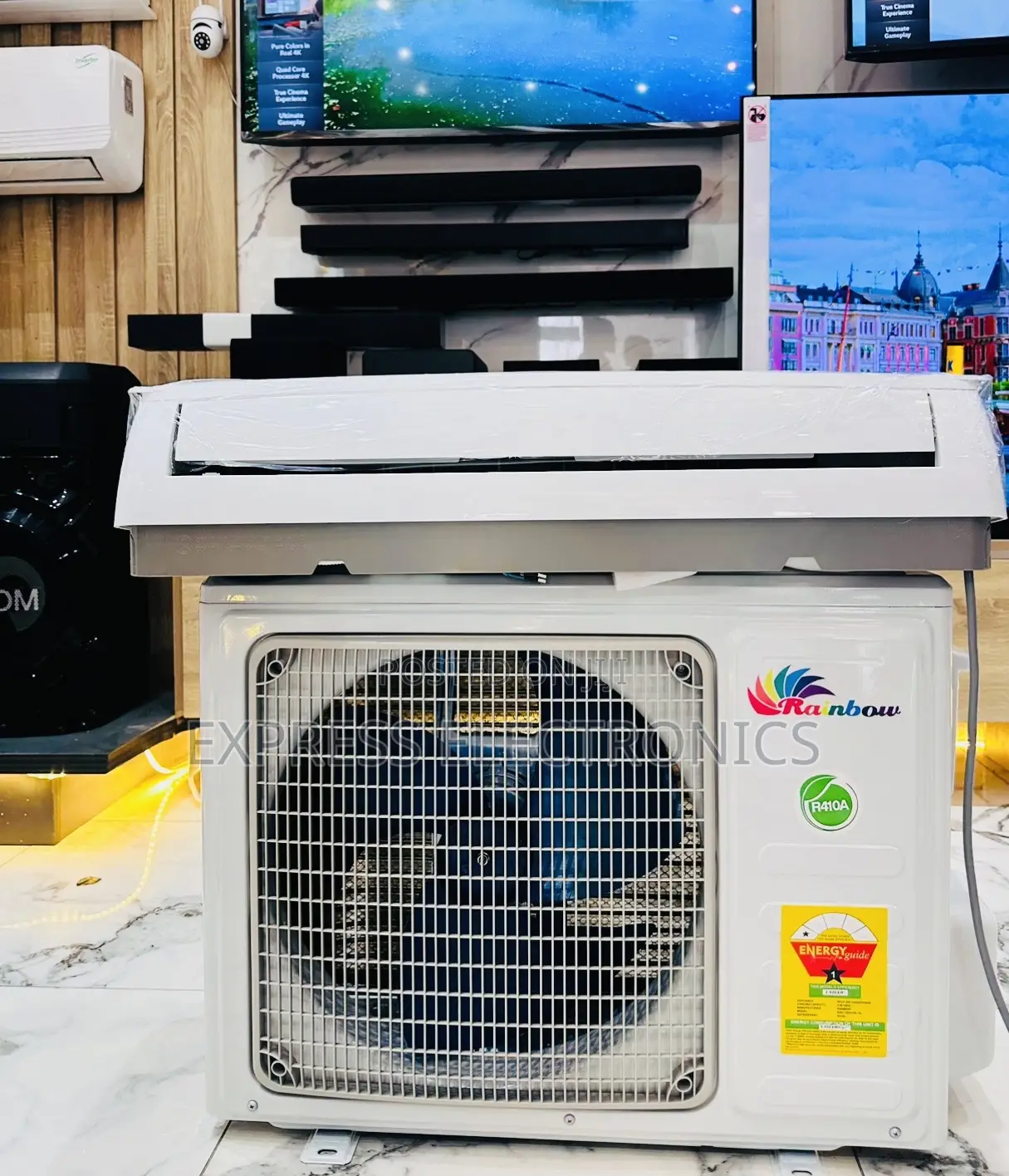 Rainbow 2.5hp Split R410 Gas Air Conditioner White.