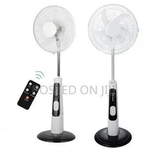 16inch Solar Rechargeable Fan With Remote Control and Panel