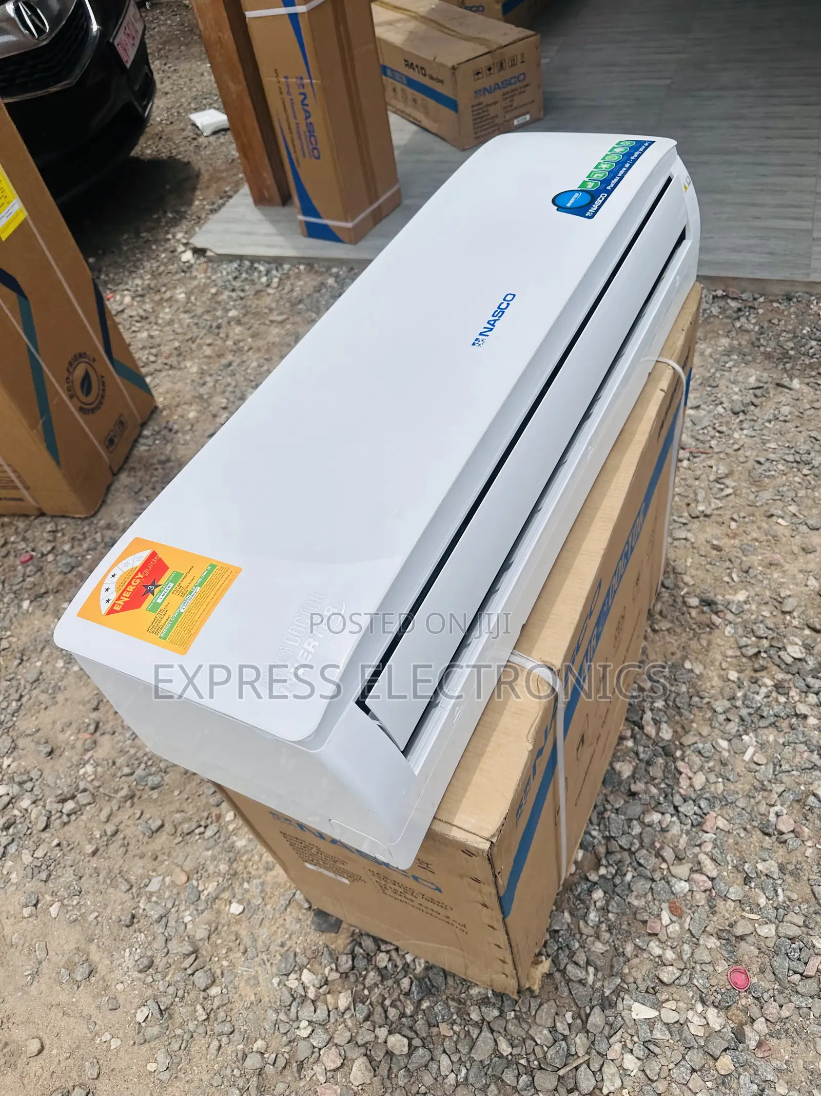 Inverter Split Nasco 2.5hp White Air Conditioner.