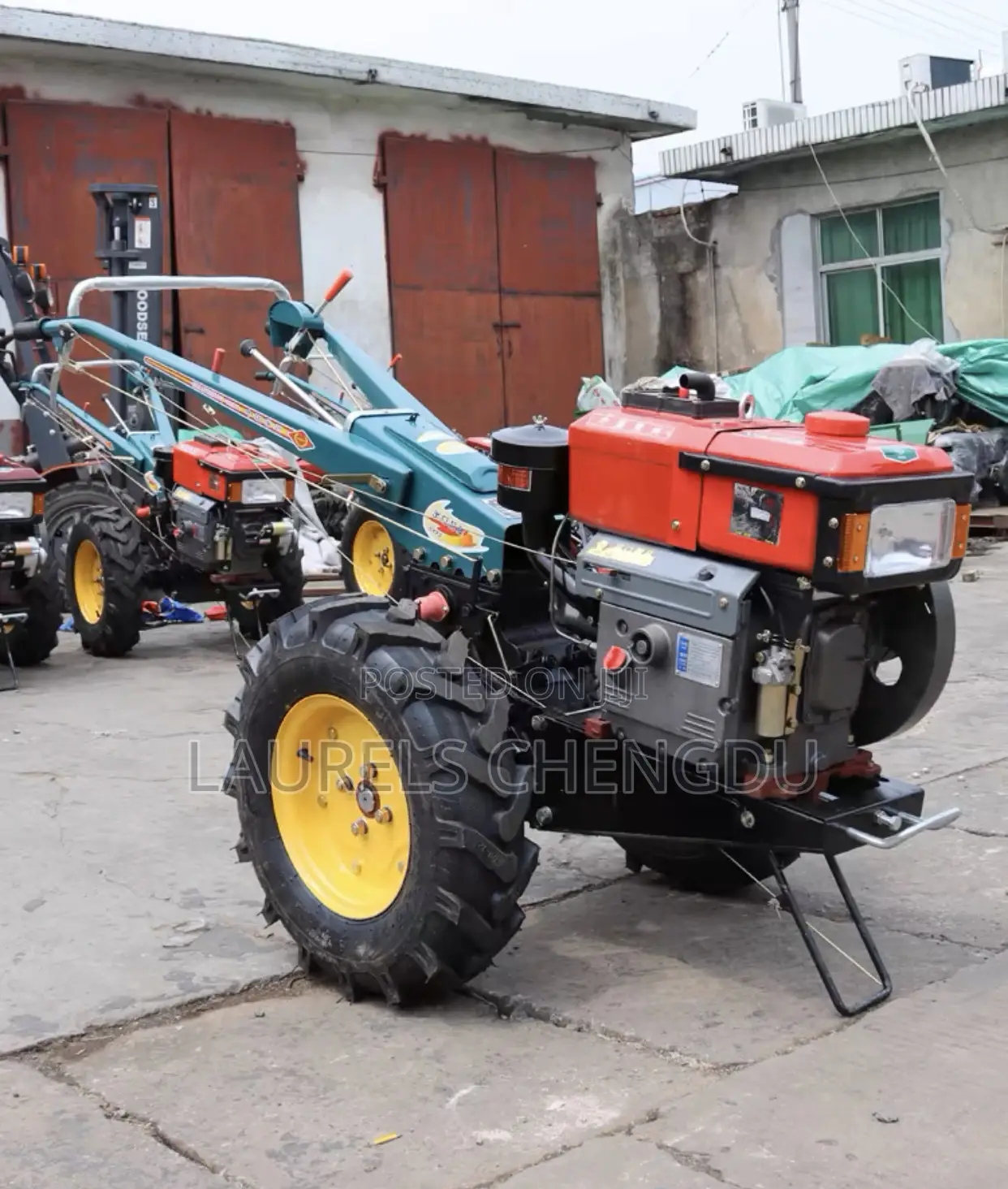 Power Triller Walking Tractor for Farming Activities in Teshie Farm