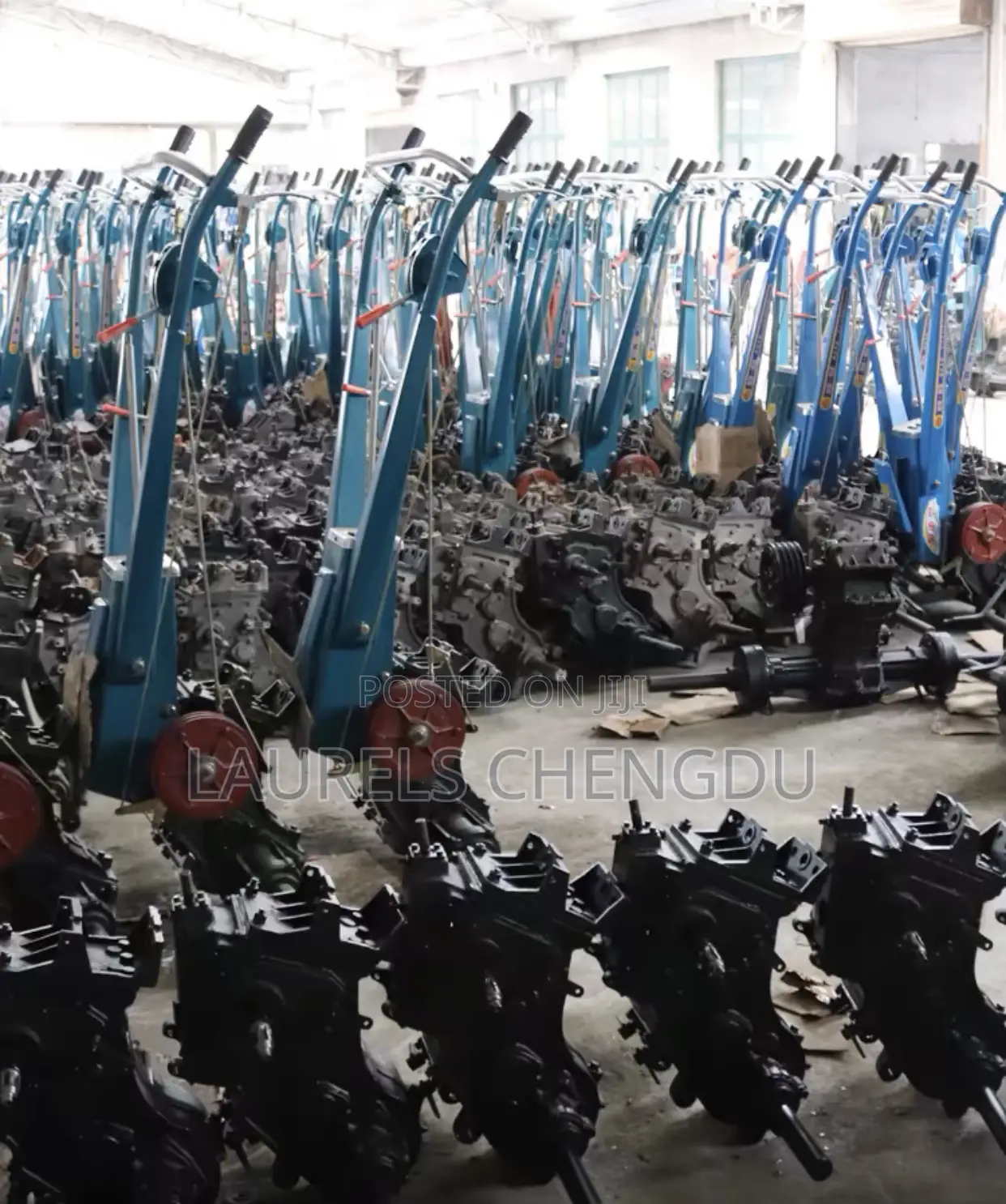 Power Triller Walking Tractor for Farming Activities in Teshie Farm