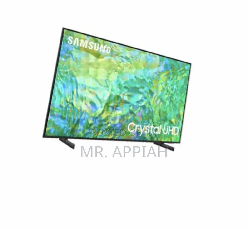 Sleek Samsung 65cu8000 65inch Crystal Uhd Smart Tv,Black