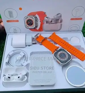 X8 Unique Combination Smartwatch With Powerbank/ Airpods