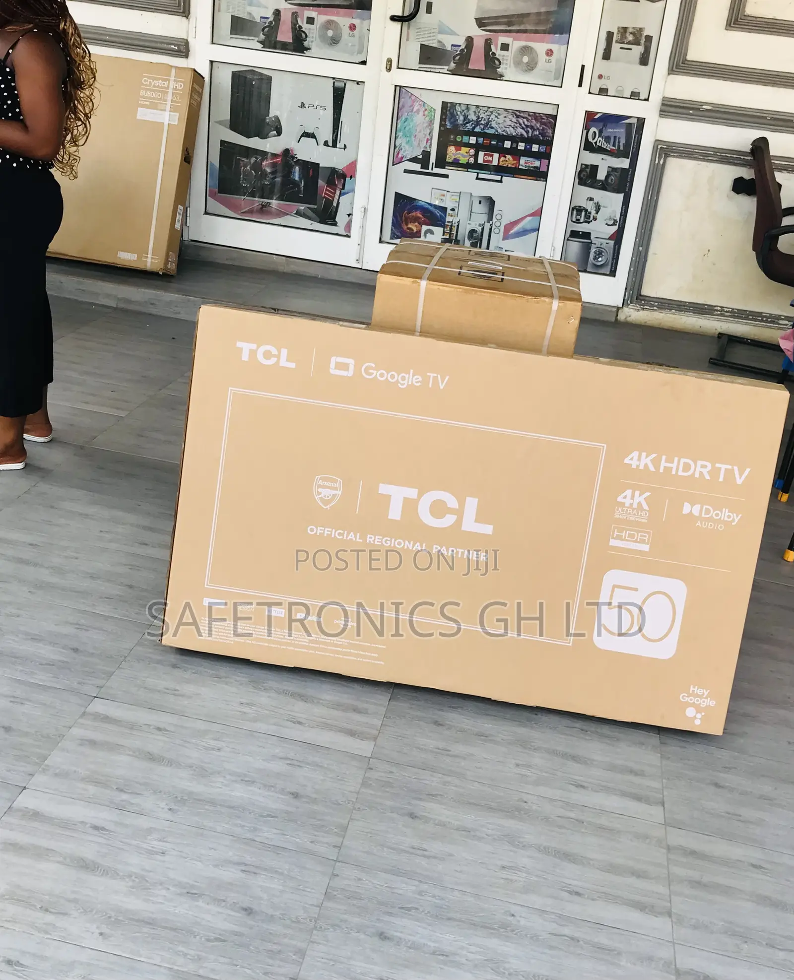 Electric 50 Inches Glossy Led P635 Black TCL Tv