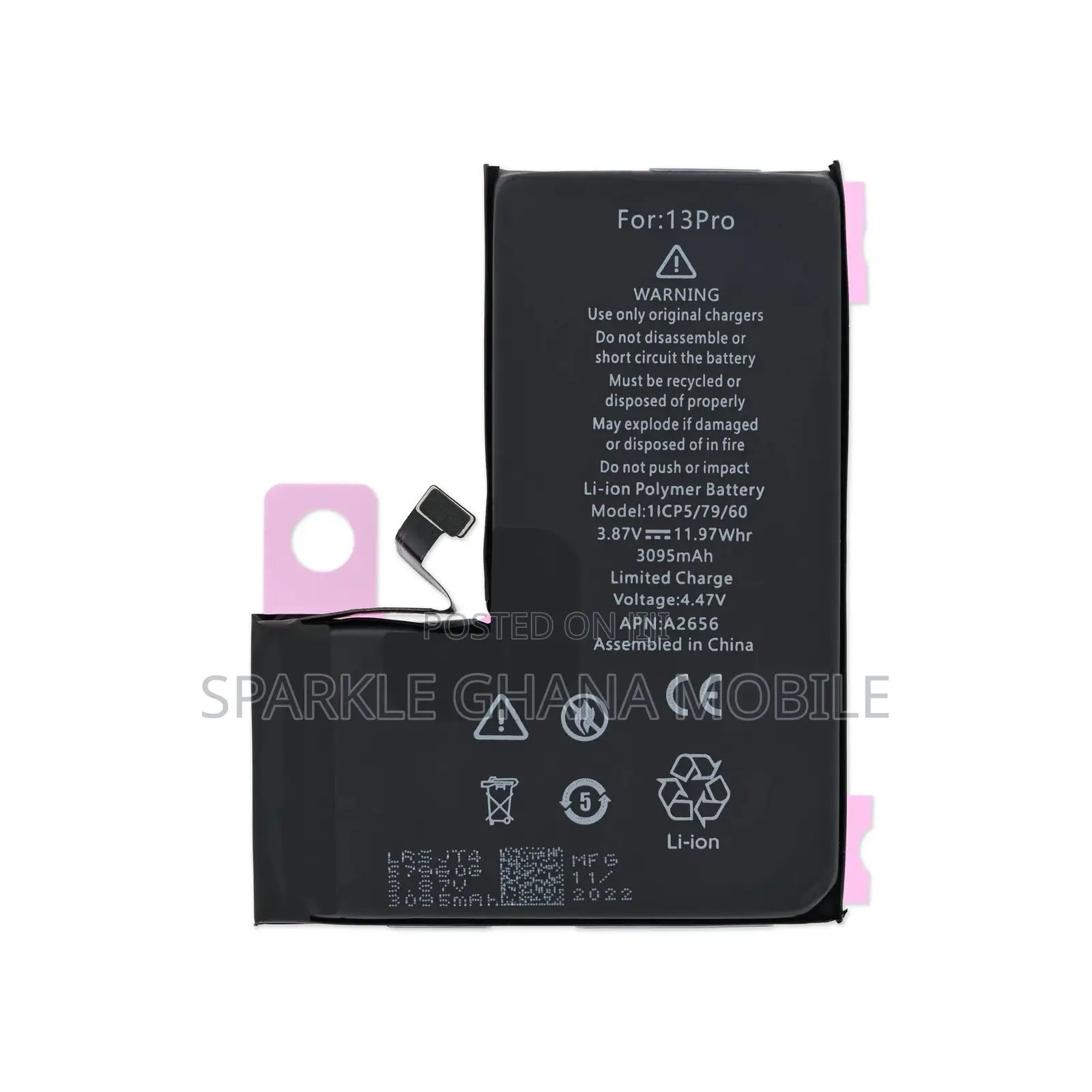 iPhone 13 Pro Original Icloud Battery (Genuine Apple Part)