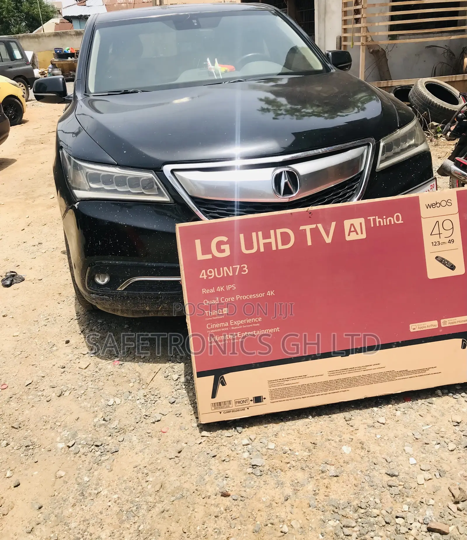 49 Inches Glossy Led Electric Black LG Smart UN
