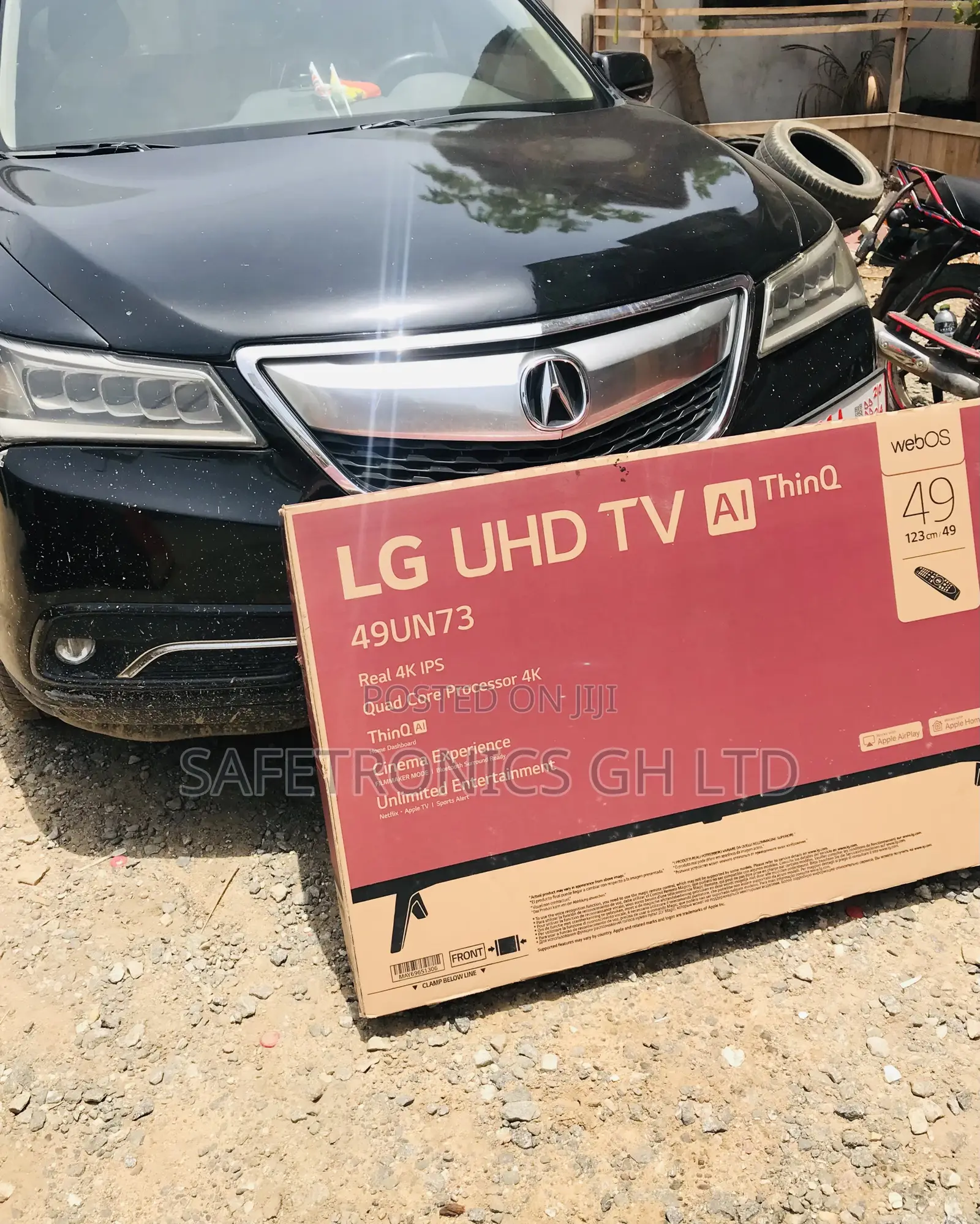 UN73 49 Inches Glossy Led Electric Black LG Smart Tv
