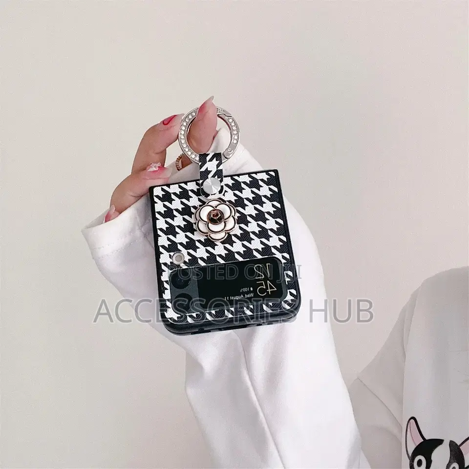 Z Flip 3 4 Luxury Case With Ring