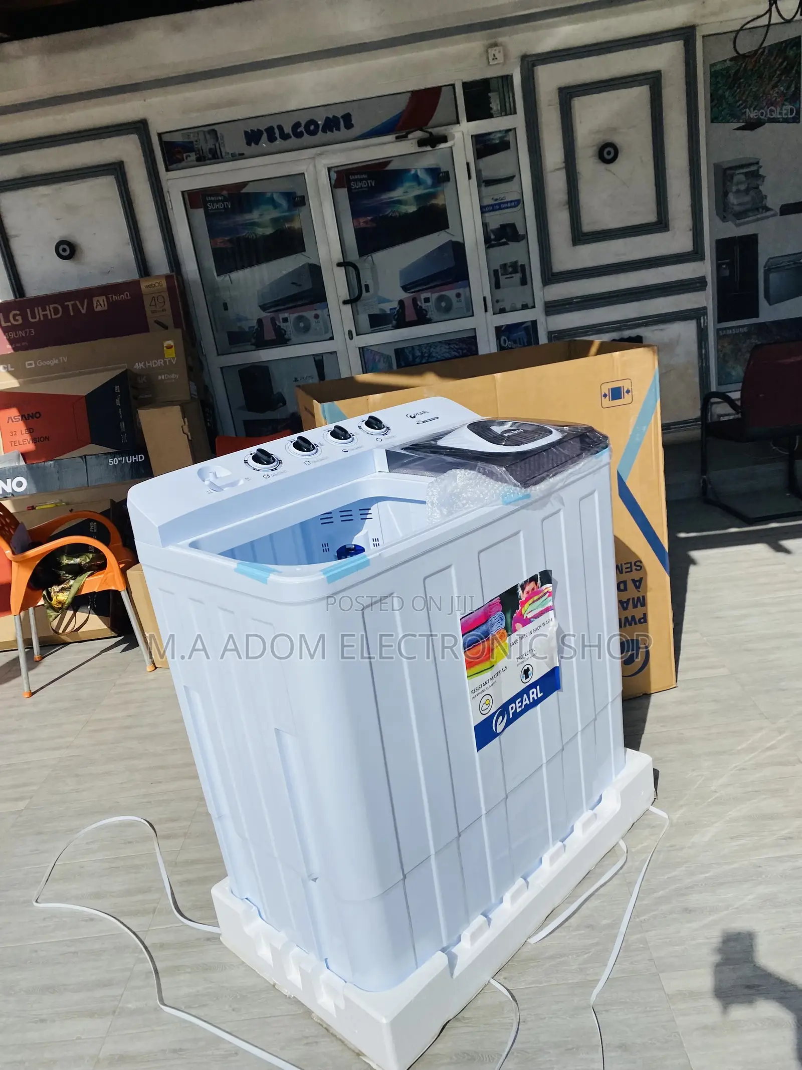 Semi-Automatic Pearl 18kg Top Load Washing Machine(Spin/Dry)