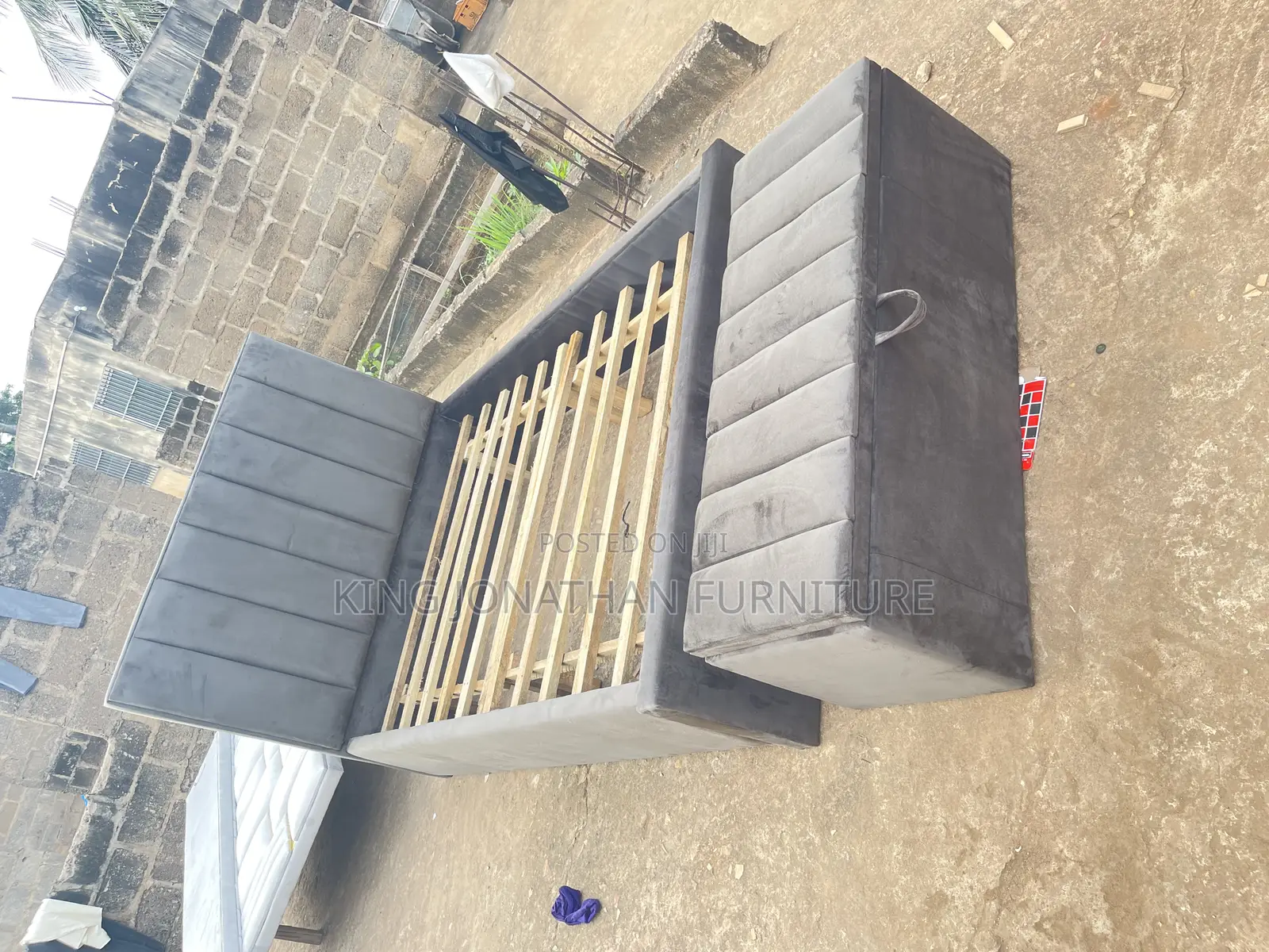 Double Bed and Ottoman Available