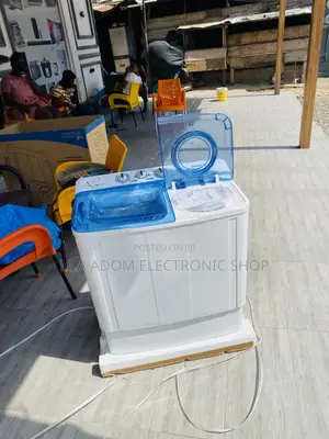 Semi-Automatic 8kg Nasco Top Load Washing Machine.