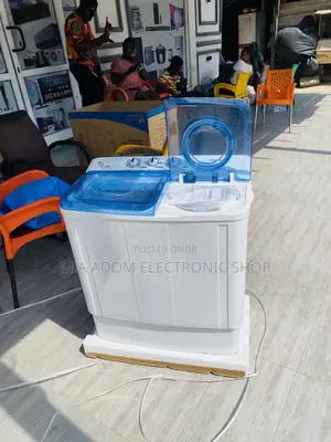 Durable 8kg Semi-Automatic Nasco Washing Machine + Spin/Dry.